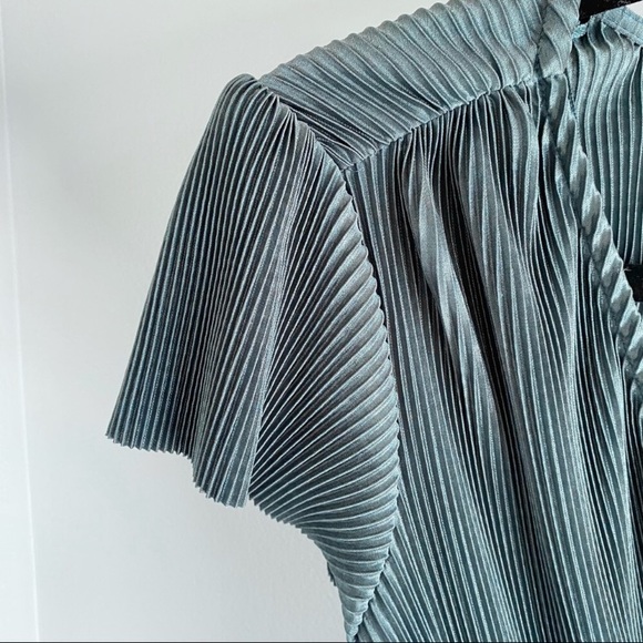 Baltic Born Athena Pleated Maxi Dress Lagoon NWT Maternity Friendly - Picture 3 of 12